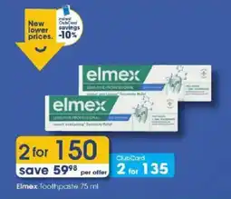 Clicks Elmex Toothpaste offer
