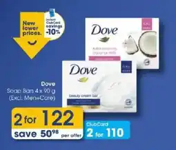 Clicks Dove Soap Bars offer