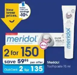 Clicks Meridol Toothpaste offer