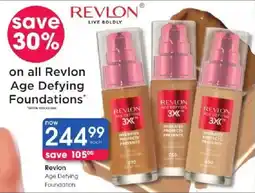Clicks Revlon Age Defying Foundation offer
