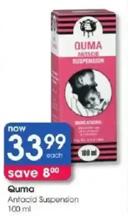 Clicks Quma Antacid Suspension offer