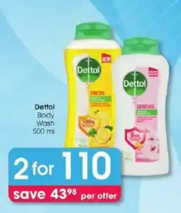 Clicks Dettol Body Wash offer