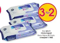 Clicks Clicks Expert Baby Wipes offer