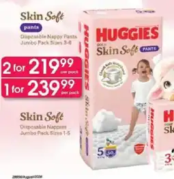 Clicks Huggies Disposable Nappy Pants Jumbo Pack offer