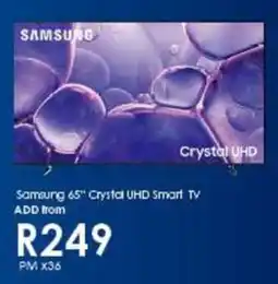 Chatz Connect Samsung 65" Crystal UHD Smart Tv offer
