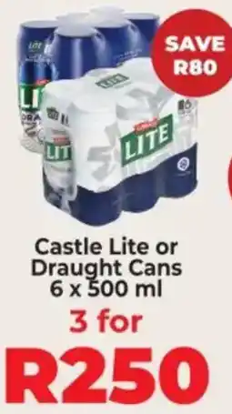 Food Lover's Market Castle Lite or Draught Cans offer
