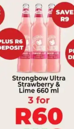 Food Lover's Market Strongbow Ultra Strawberry & Lime offer