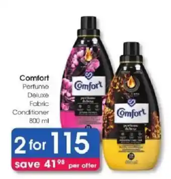 Comfort Perfume Deluxe Fabric Conditioner