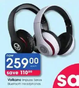 Clicks Volkano Impulse Series Bluetooth Headphones offer