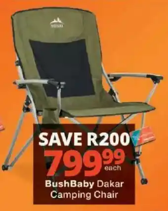 BushBaby Dakar Camping Chair
