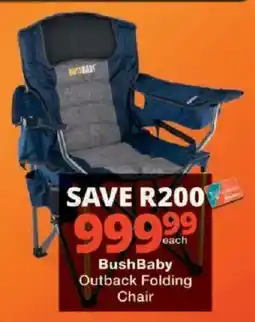 Checkers BushBaby Outback Folding Chair offer