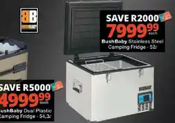 Checkers BushBaby Stainless Steel Camping Fridge offer