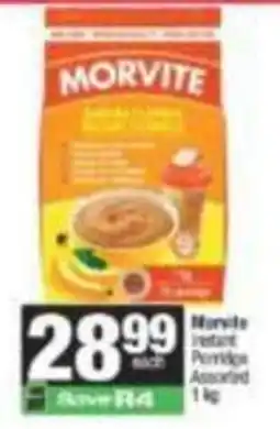 SuperSpar Morvite instant Porridge Assorted offer