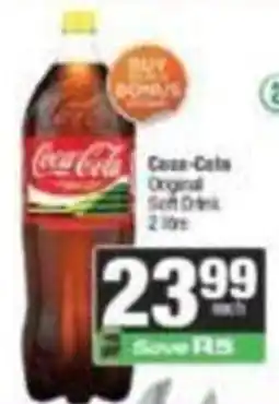 SuperSpar Coca-Cola Original Soft Drink offer