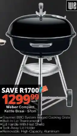 Checkers Weber Compact Kettle Braai offer