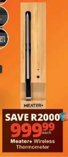 Checkers Meater+ Wireless Thermometer offer