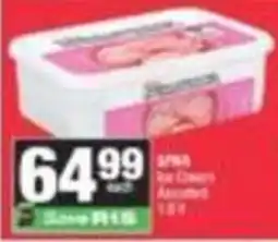 SuperSpar SPRA Ice Cream Assorted offer