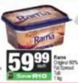 SuperSpar Rama Original 50% Fat Spread offer