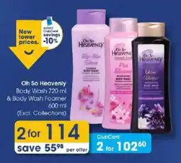 Clicks Oh So Heavenly Body Wash offer