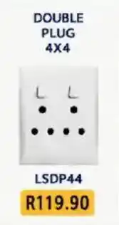 Laduma Hardware catalogue DOUBLE PLUG 4X4 offer