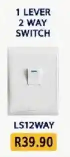 Laduma Hardware catalogue 1 LEVER 2 WAY SWITCH offer