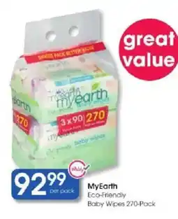Clicks MyEarth Eco-Friendly Baby Wipes offer