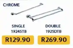 Laduma Hardware catalogue Chrome Towel Bar offer