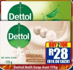 Three Star Cash and Carry Dettol Bath Soap Assorted offer