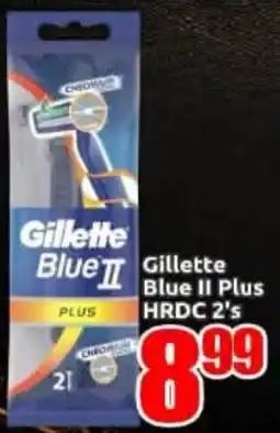 Three Star Cash and Carry Gillette Blue II Plus offer