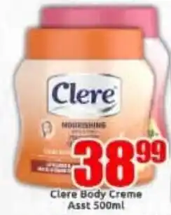 Three Star Cash and Carry Cleré Body Creme offer