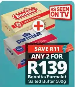 Checkers Bonnita/Parmalat Salted Butter offer