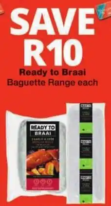 Checkers Ready to Braai Baguette Range offer