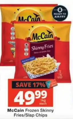 Checkers McCain Frozen Skinny Fries/Slap Chips offer
