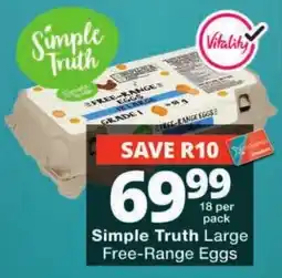 Checkers Simple Truth Large Free-Range Eggs offer