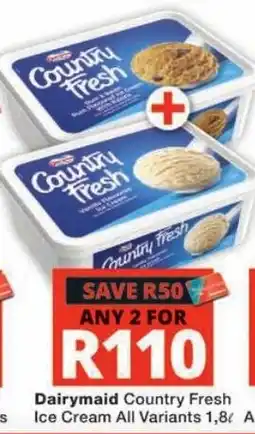 Checkers Dairymaid Country Fresh Ice Cream offer