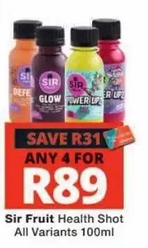 Checkers Sir Fruit Health Shot offer