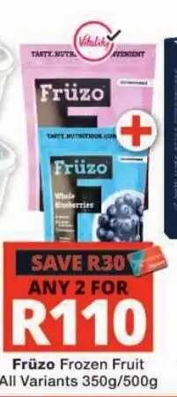 Checkers Frúzo Frozen Fruit offer