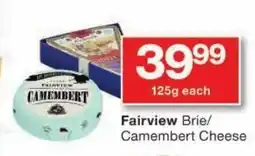 Checkers Fairview Brie/Camembert Cheese offer