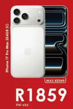 Chatz Connect iPhone 17 Pro Max 256GB 5G offer