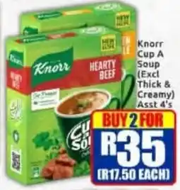 Three Star Cash and Carry Knorr Cup A Soup Hearty Beef offer