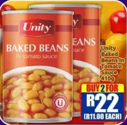 Three Star Cash and Carry Unity Baked Beans in Tomato Sauce offer