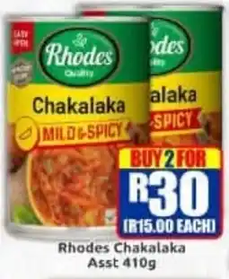 Three Star Cash and Carry Rhodes Chakalaka Assorted offer