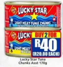 Three Star Cash and Carry Lucky Star Tuna Chunks offer