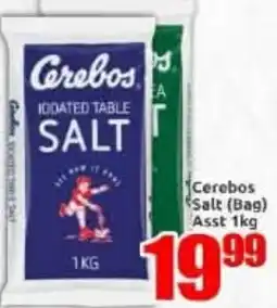 Three Star Cash and Carry Cerebos Iodated Table Salt offer