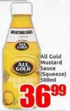 Three Star Cash and Carry All Gold Mustard Sauce (Squeeze) offer