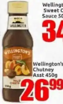 Three Star Cash and Carry Wellington's Chutney offer