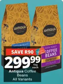Checkers Antigua Coffee Beans offer