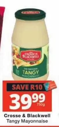 Checkers Crosse & Blackwell Tangy Mayonnaise offer
