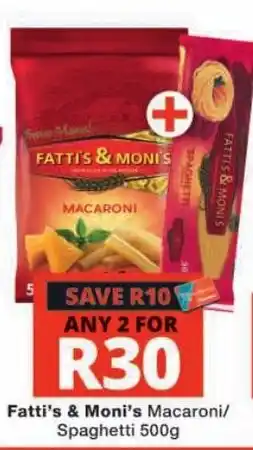 Checkers Fatti's & Moni's Macaroni/Spaghetti offer