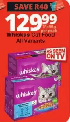 Checkers Whiskas Cat Food offer
